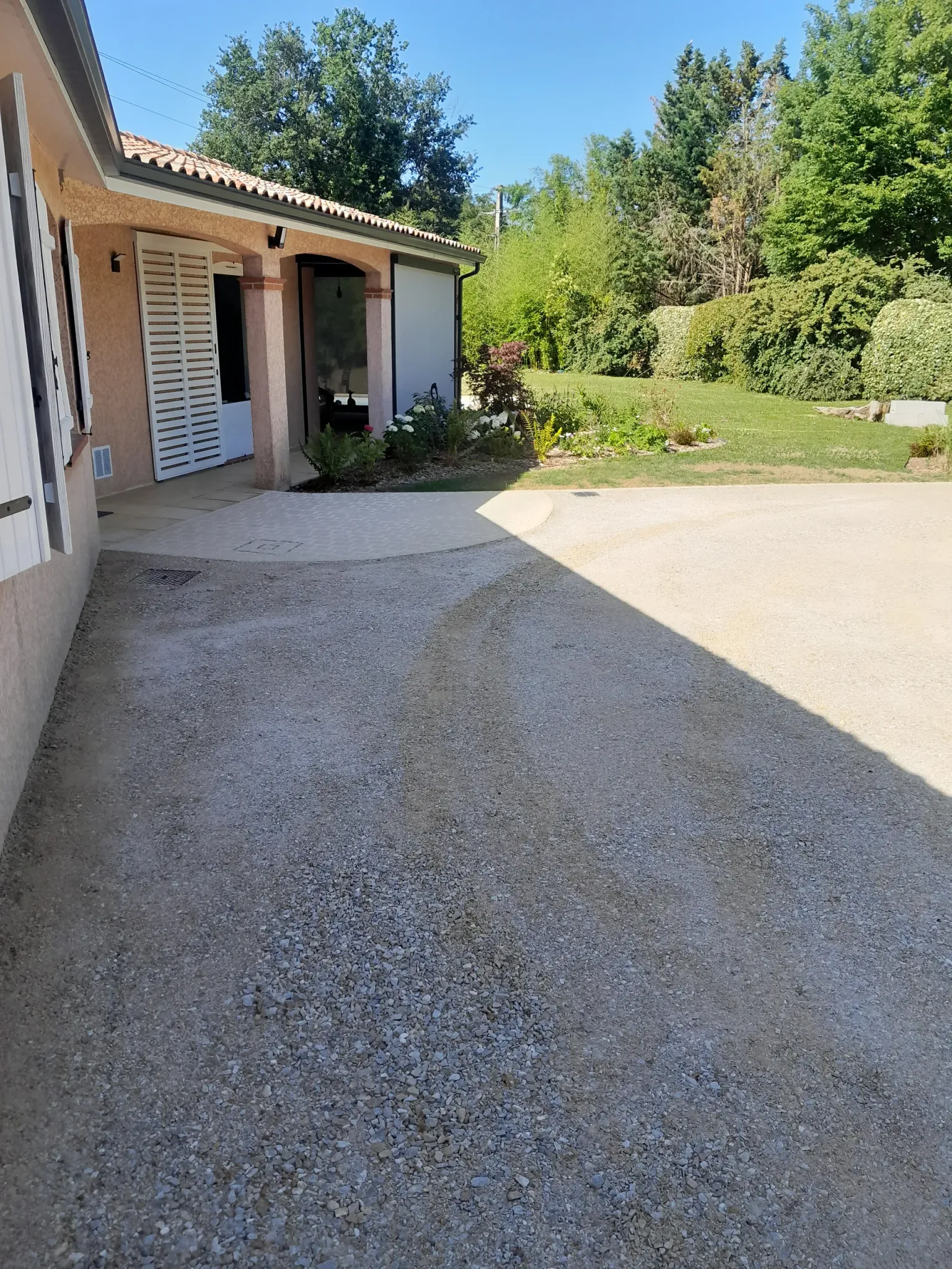 Voirie et stationnement à Bessières, vue 4 du chantier
