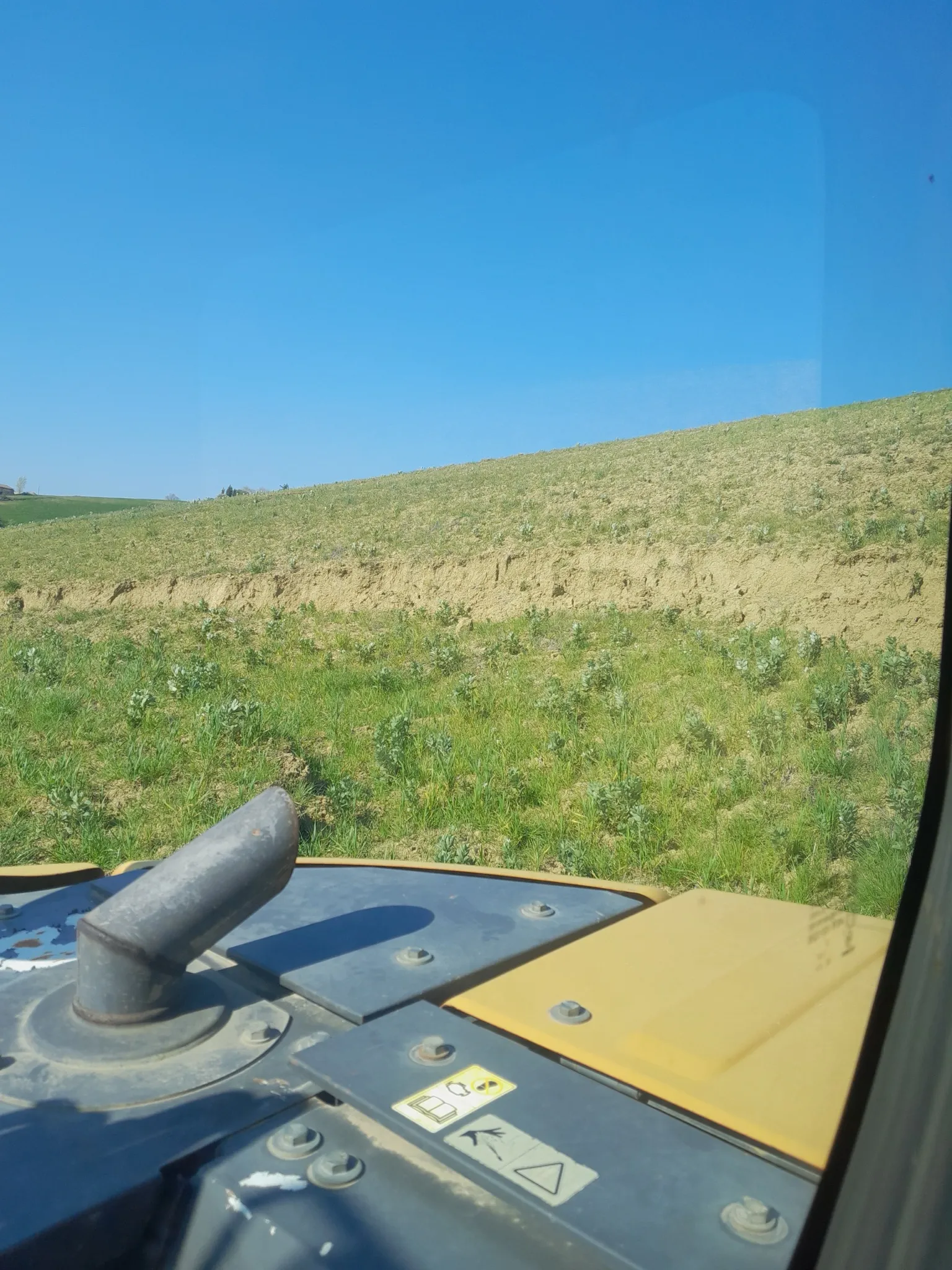 Stabilisation de terrain à Roquemaure, vue 2 du chantier