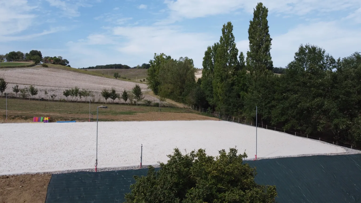 Aménagement équestre à Montvalent, vue 6 du chantier