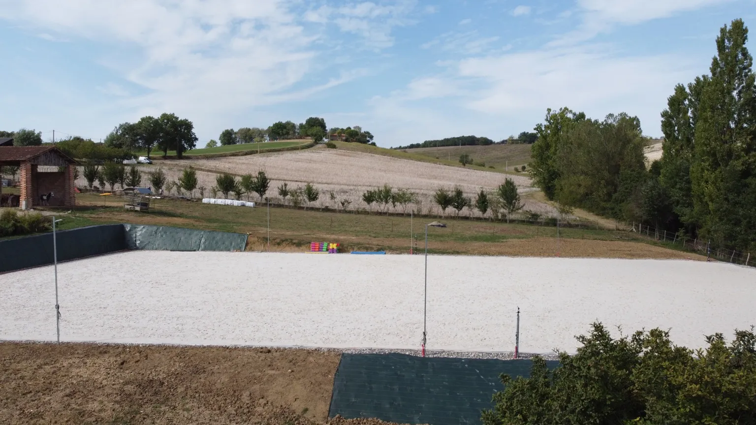 Aménagement équestre à Montvalent, vue 7 du chantier