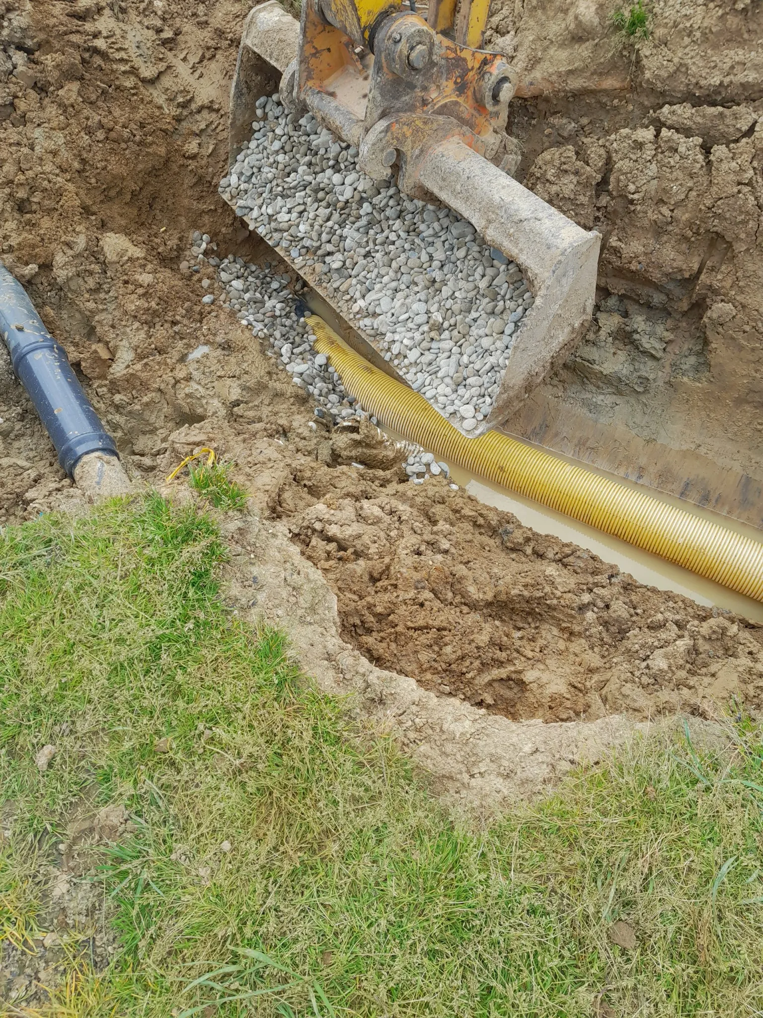 Drainage agricole à Fronton
