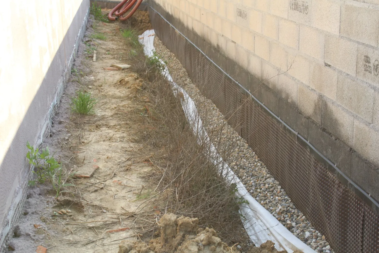 Drainage eaux pluviales à Bondigoux