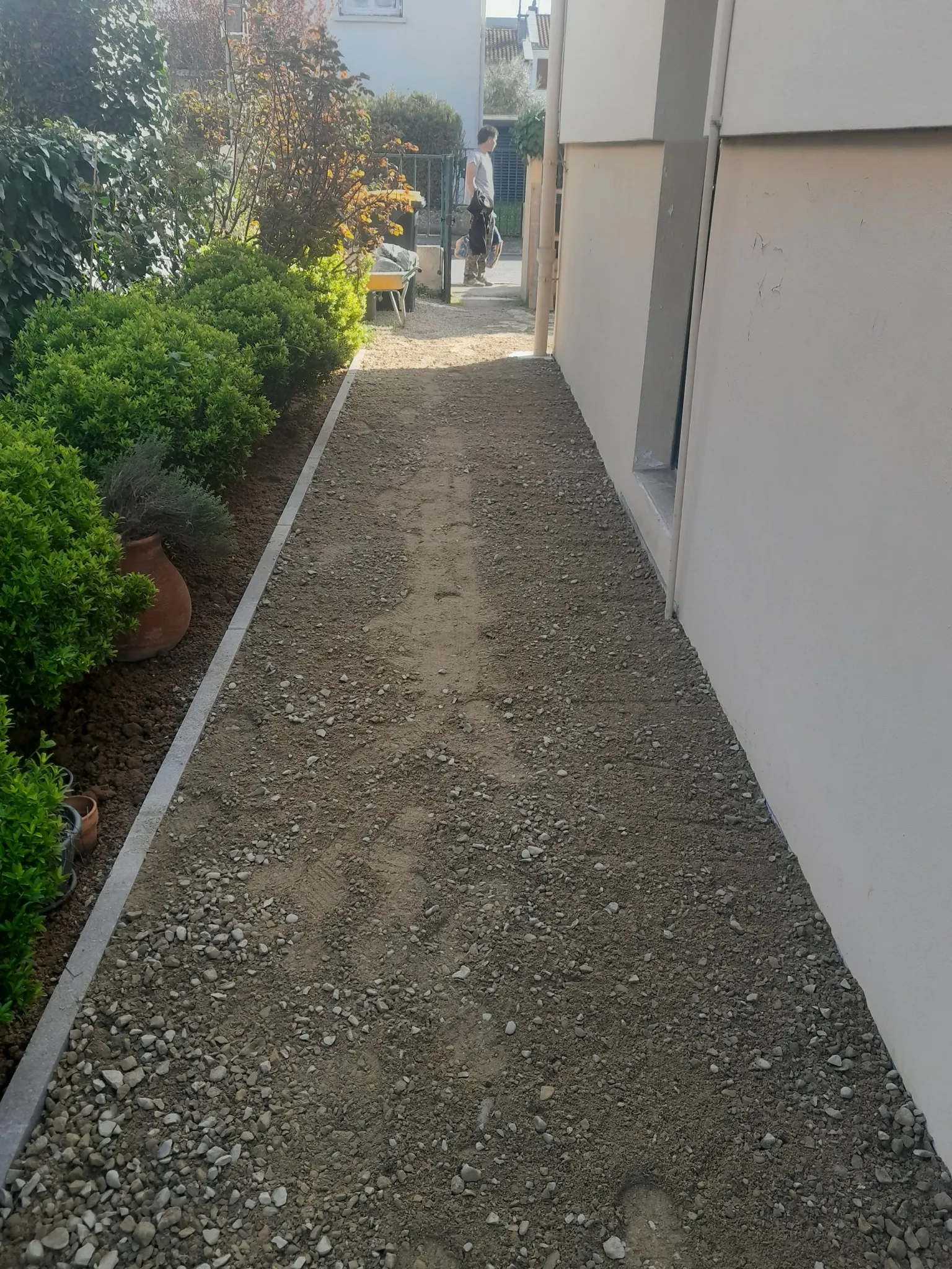 Voirie et trottoirs à Blagnac, vue 3 du chantier