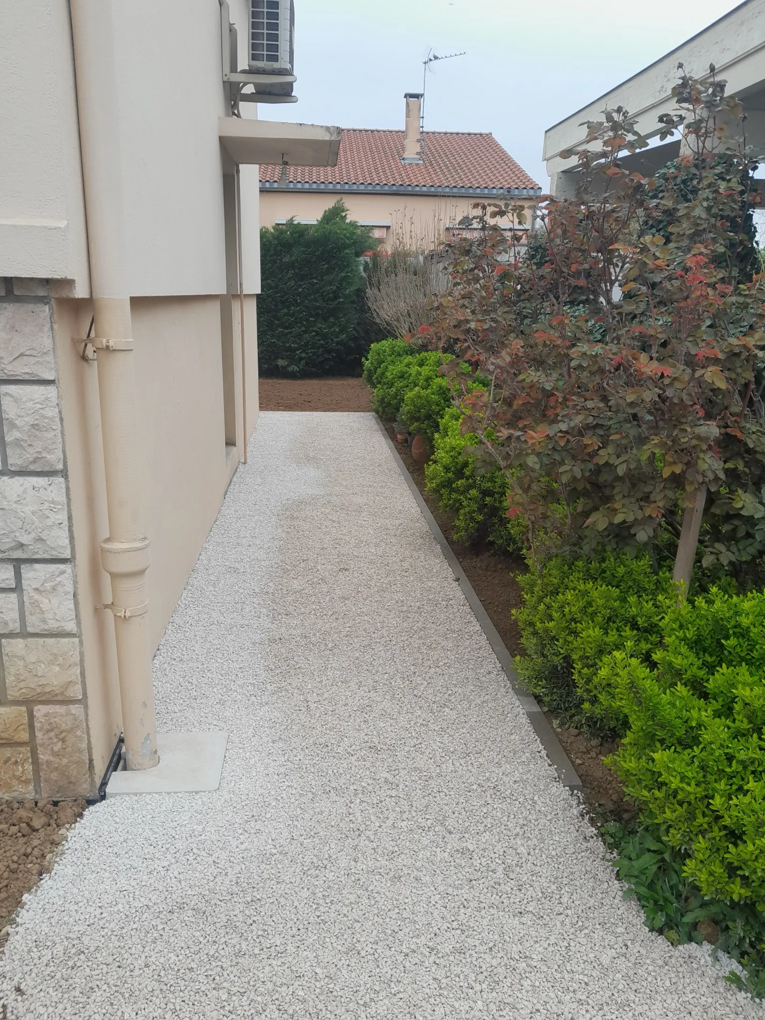 Voirie et trottoirs à Blagnac, vue 4 du chantier