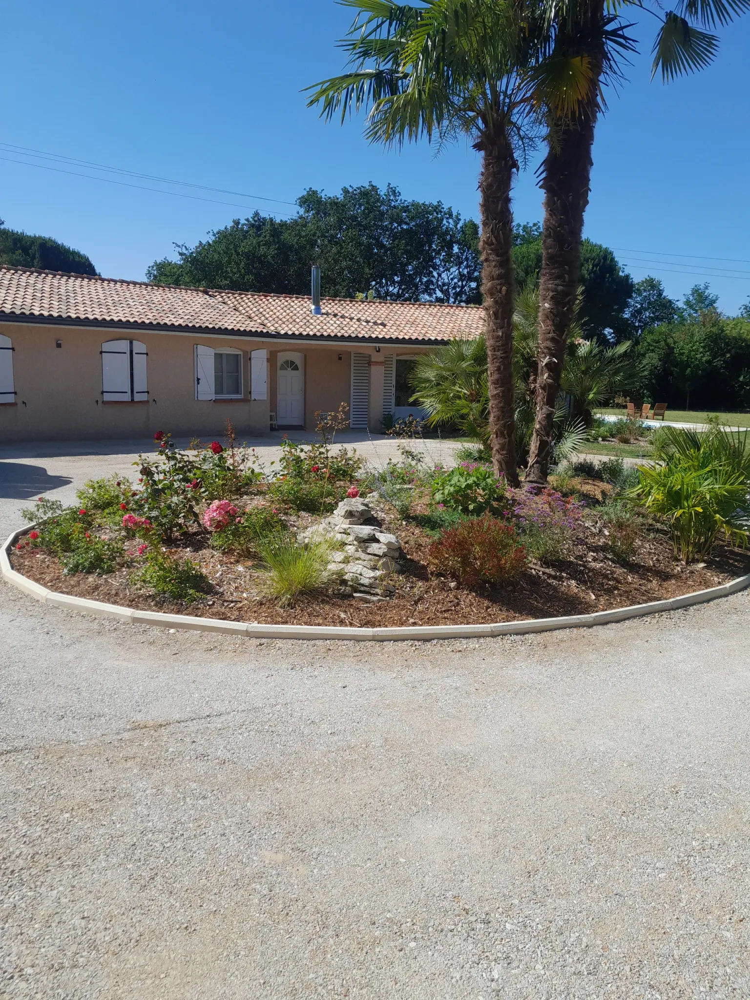 Voirie communale à Bessières, vue 2 du chantier