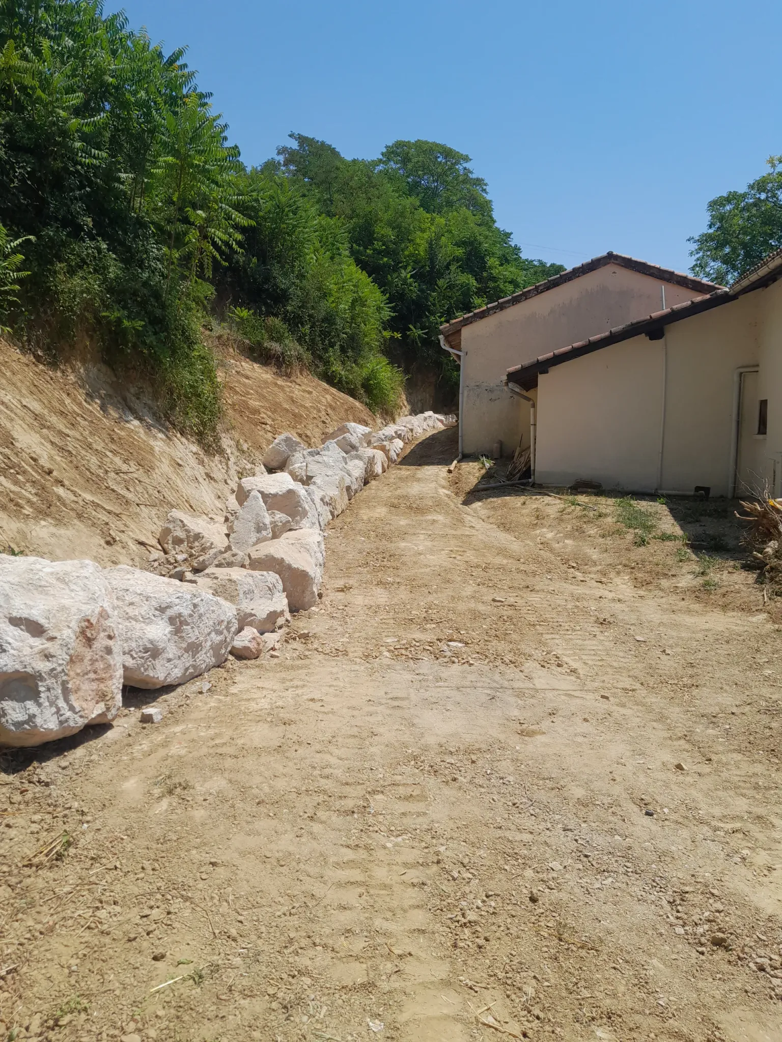 Mise en sécurité d'un talus à Layrac-sur-Tarn