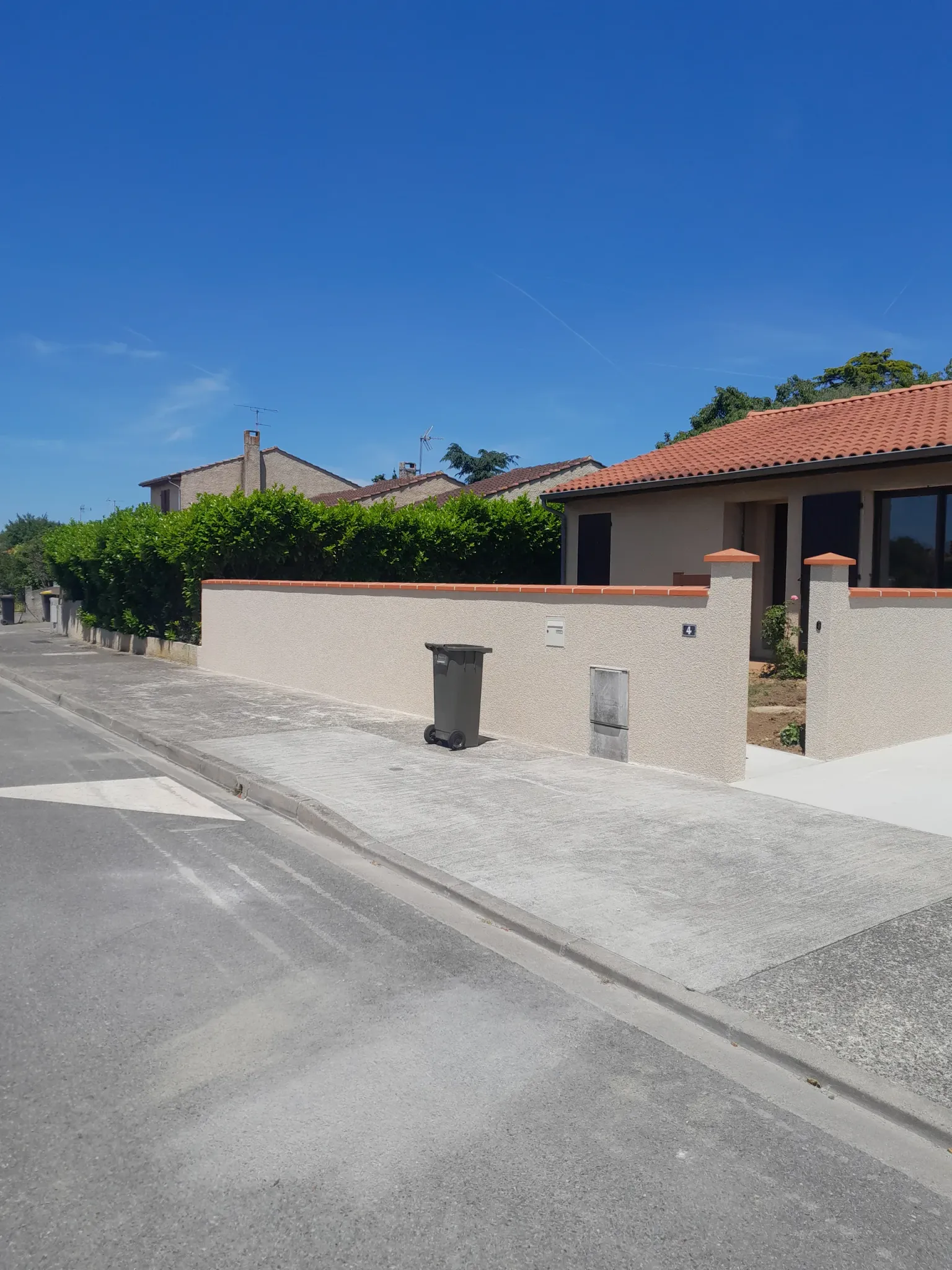Aménagement extérieur complet à Villeneuve-Tolosane, vue 10 du chantier