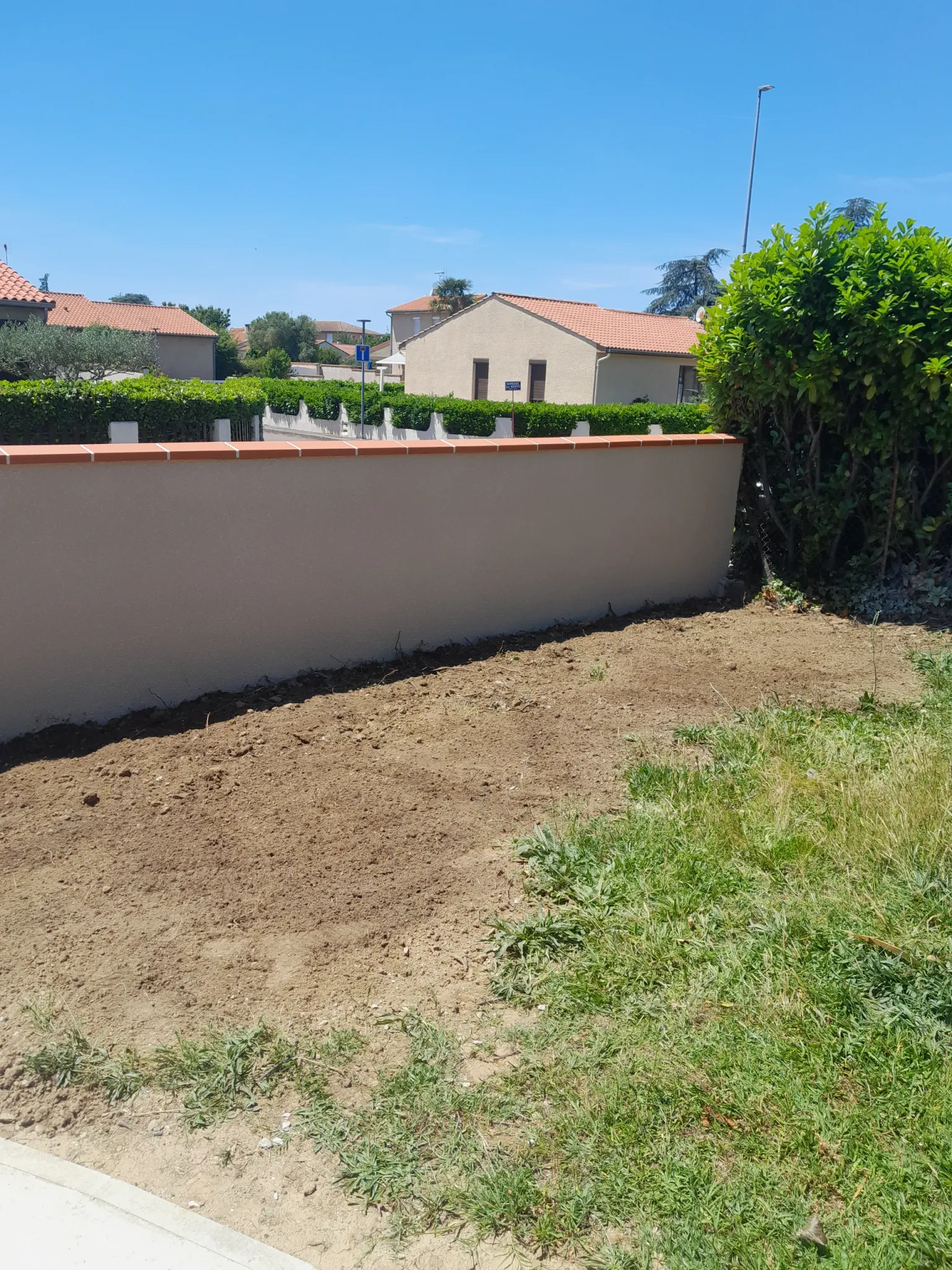 Aménagement extérieur complet à Villeneuve-Tolosane, vue 11 du chantier