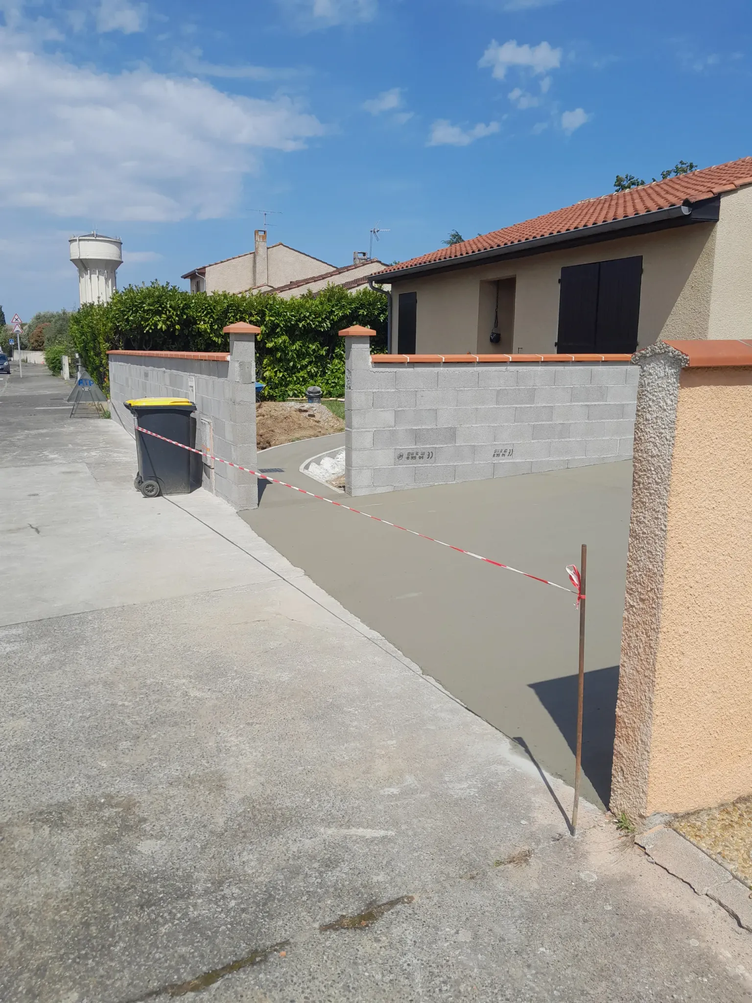 Aménagement extérieur complet à Villeneuve-Tolosane, vue 6 du chantier