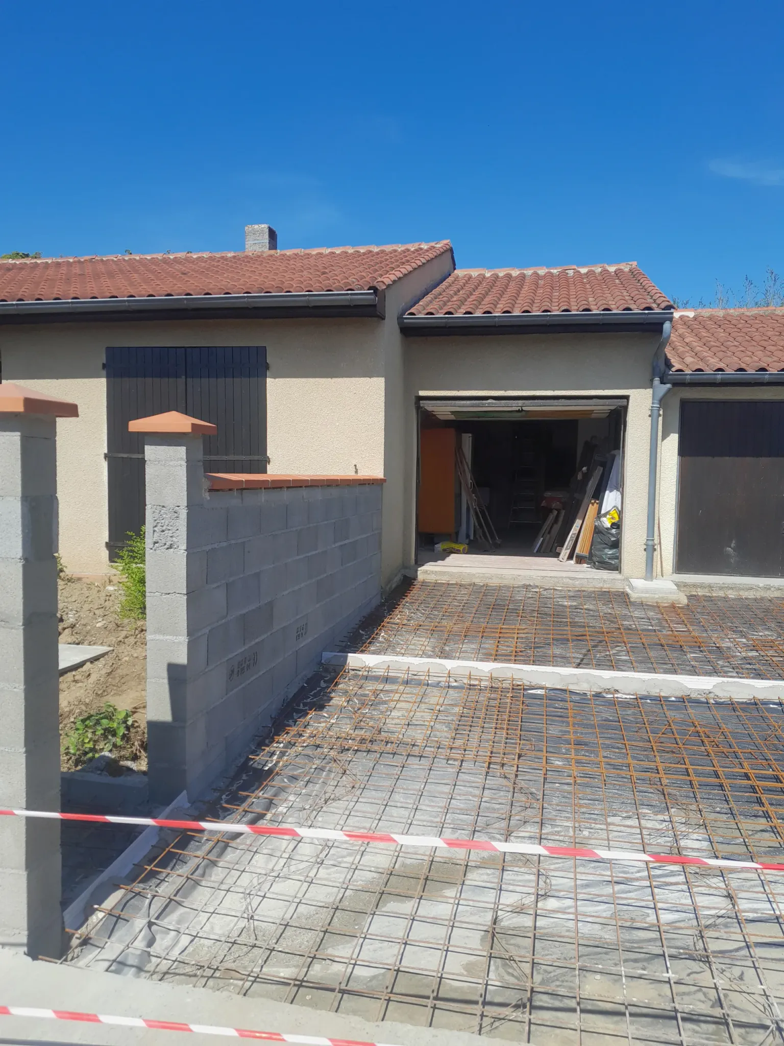 Aménagement extérieur complet à Villeneuve-Tolosane, vue 5 du chantier